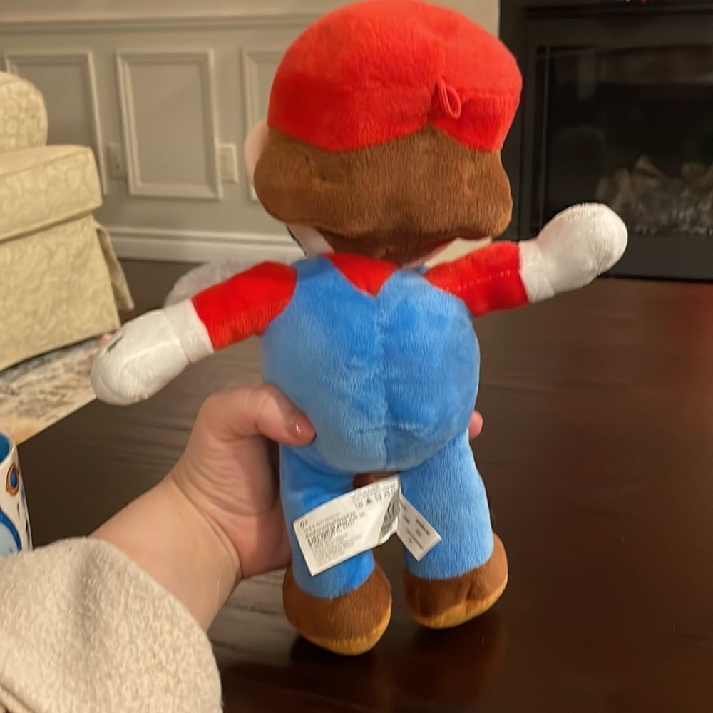 12 Inch Super Mario Plush Toy Doll 2016 Nintendo Authentic Video Character - Picture 3 of 7